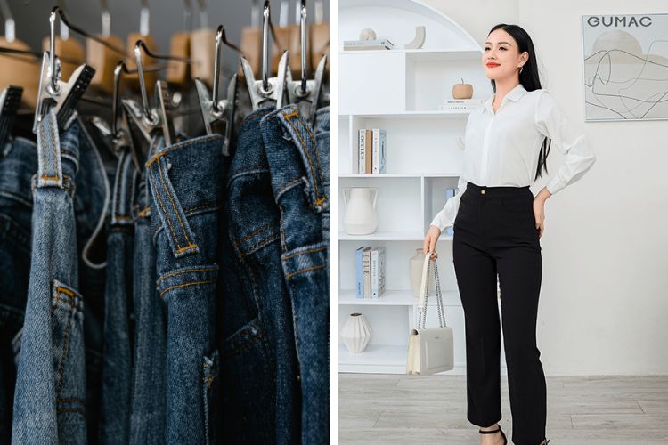 Cách sửa các loại quần khác bị đũng ngắn