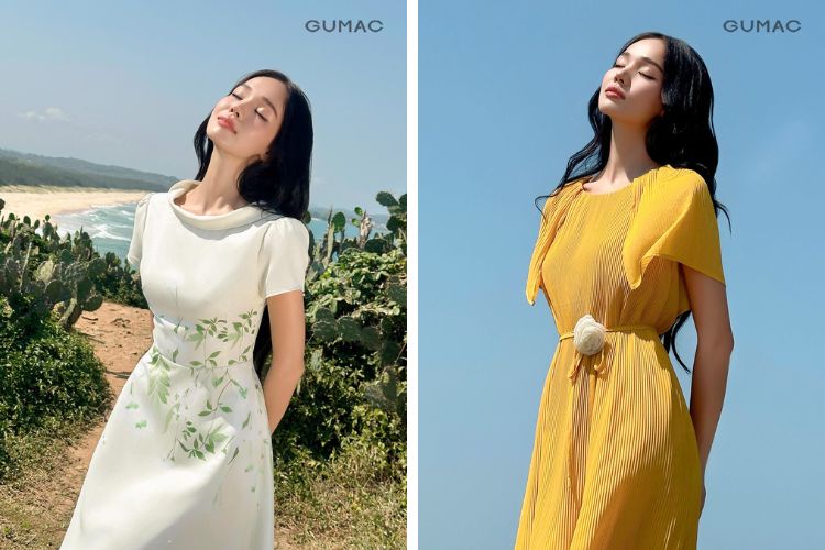 Tạo dáng chụp ảnh ngước nhìn lên bầu trời