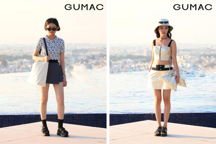 cach tao dang chup anh voi vay ngan GUMAC