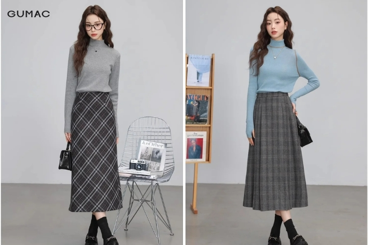 Kiểu dáng chân váy vintage