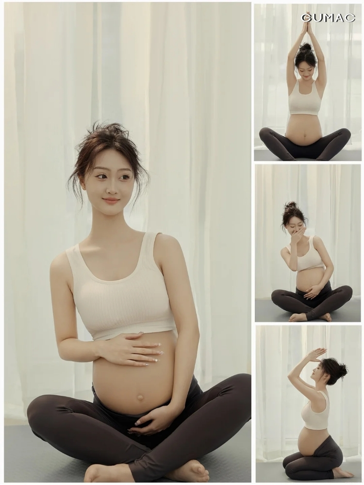chup anh bau nghe thuat concept yoga