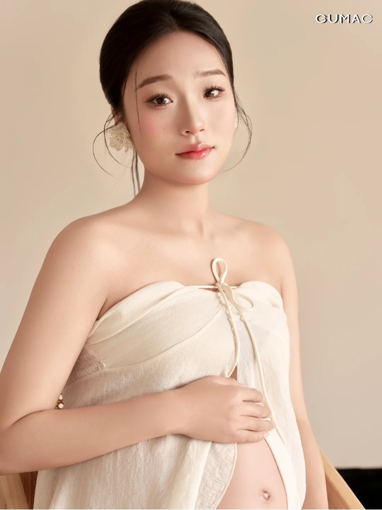 chup anh chan dung me bau dep