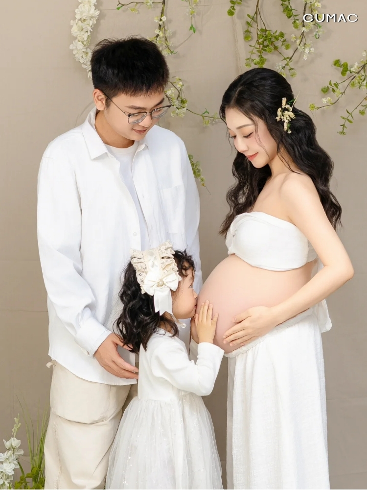 concept chup anh bau gia dinh