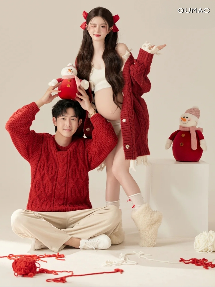 concept chup anh bau noel dang yeu