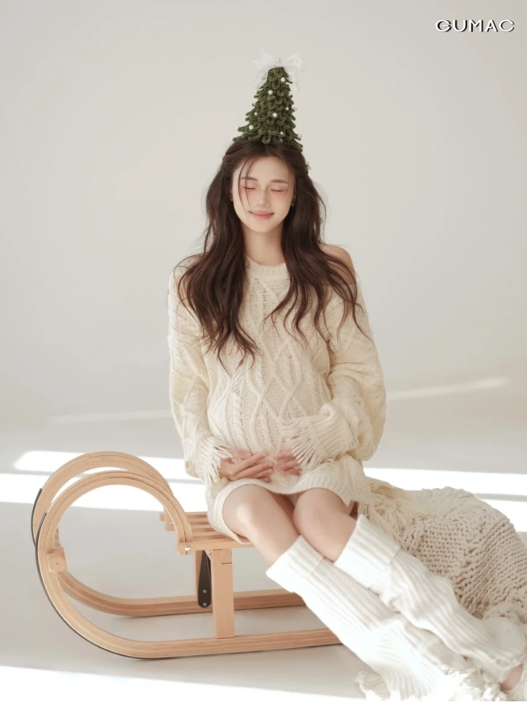 concept chup anh bau noel de thuong