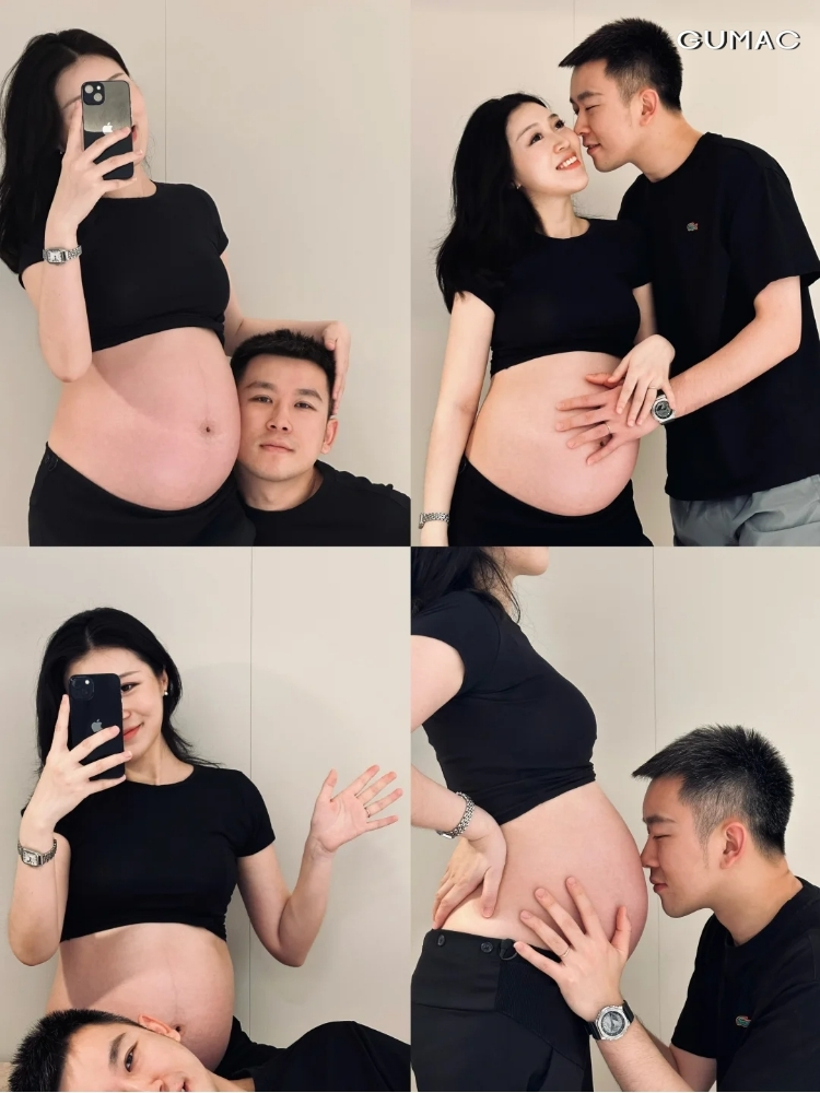 concept chup anh bau tai nha