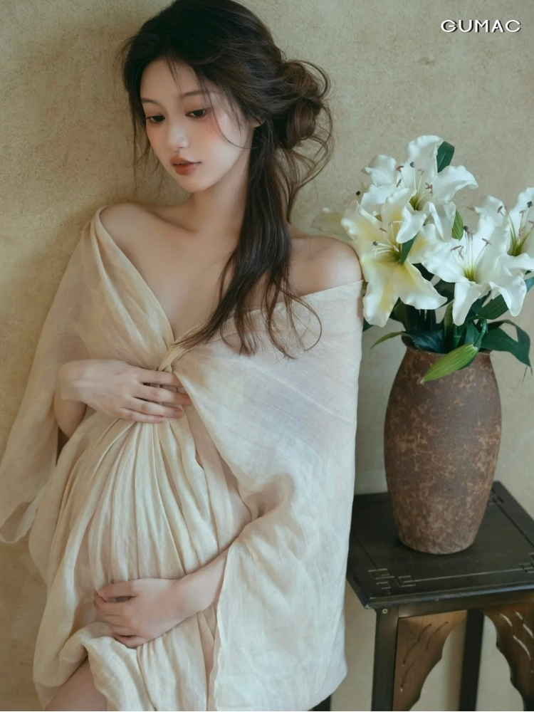 concept chup anh chan dung me bau dep