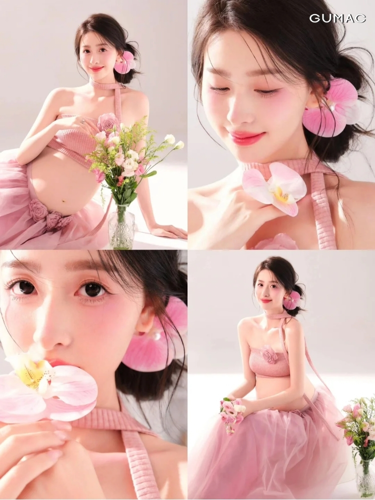 concept chup anh chan dung me bau nghe thuat