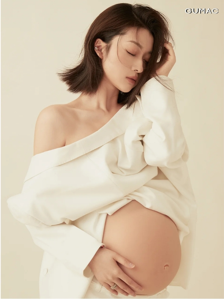 concept chup anh chan dung me bau