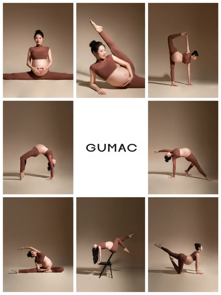 concept chup anh me bau tap yoga
