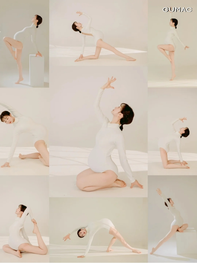 y tuong chup anh me bau concept yoga