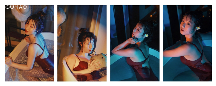 y tuong chup anh bon tam goi cam bikini nuoc