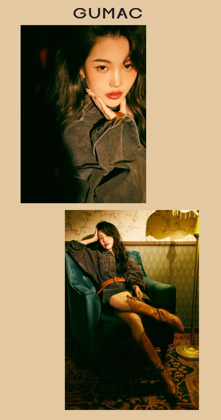 anh mat nhin vao camera ngau concept vintage