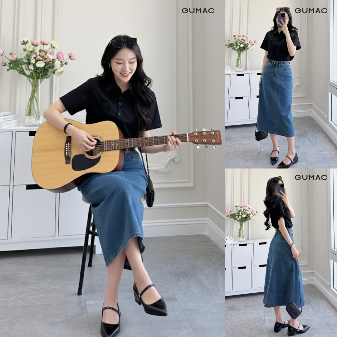 chan vay thoi thuong mix cung outfit chup anh voi dan