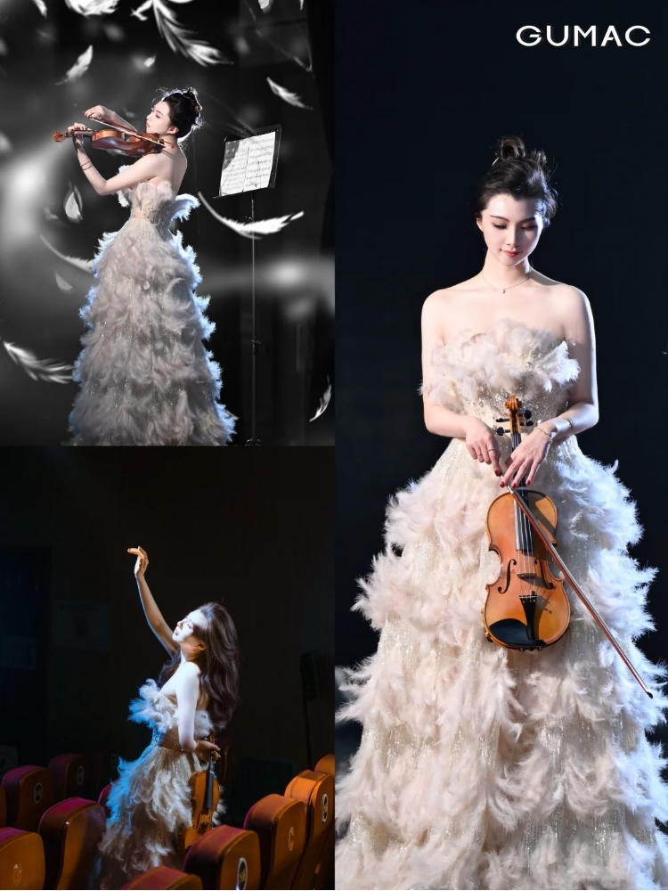 concept chup anh voi dan violin