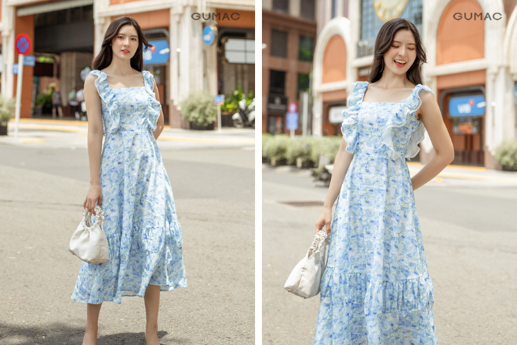 váy 2 dây bản lớn váy 2 dây bản lớn