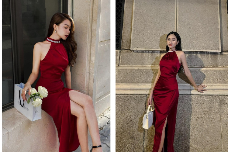 đầm phi bóng ôm body