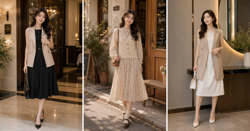 Để có một set đồ đầm phối gile hoàn hảo, việc lựa chọn trang phục phù hợp với vóc dáng là vô cùng quan trọng.