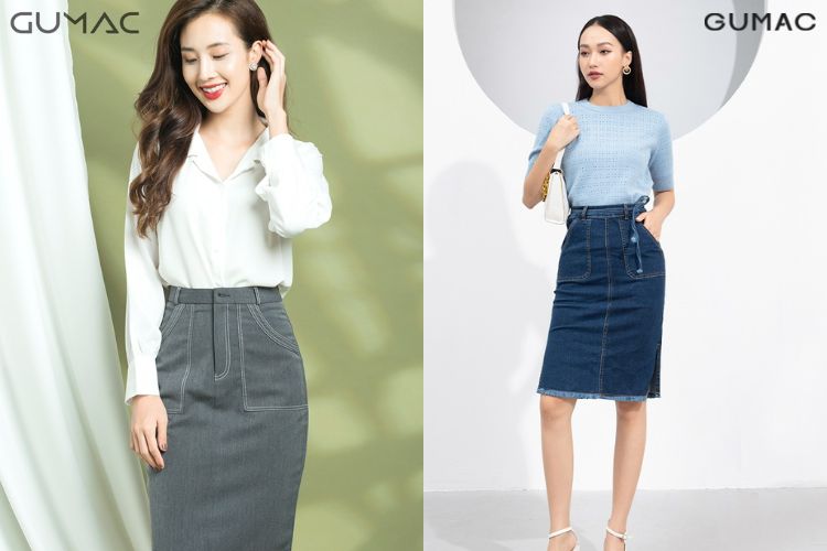 Chân váy jeans ĐẸP mẫu mới HOT NHẤT  Hàng hiệu giá hời