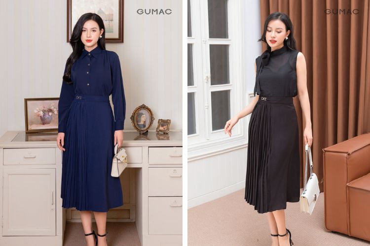 Các kiểu chân váy xếp ly đẹp tôn dáng và trẻ trung