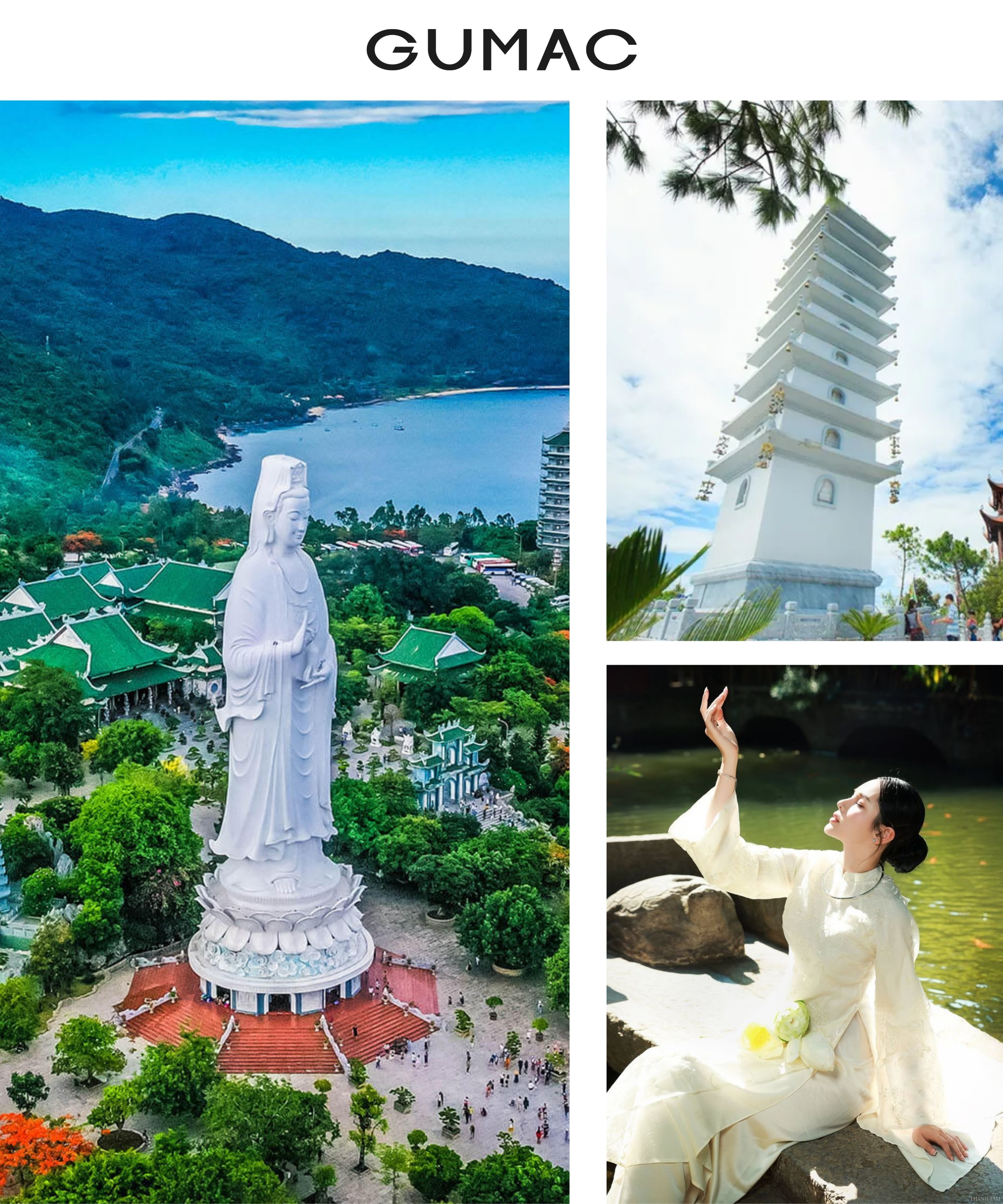 đi Bà Nà Hill mặc gì ở chùa Linh Ứng miếu Bảo Tháp