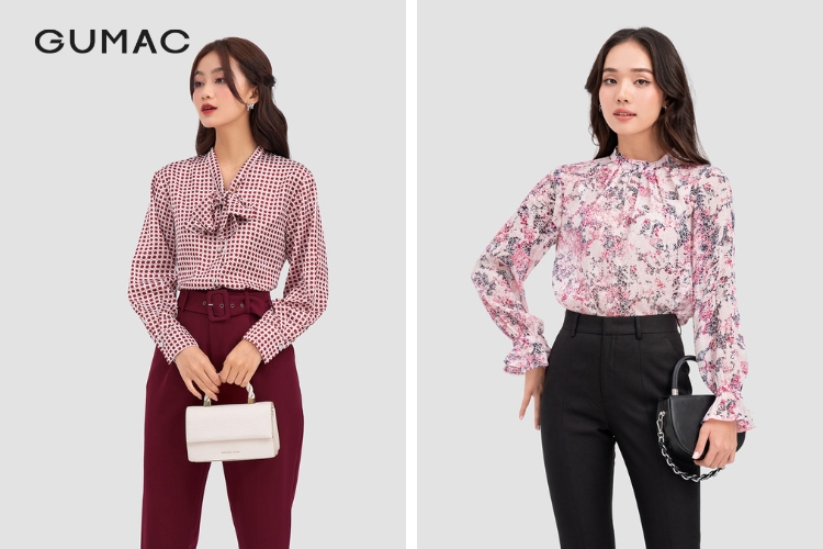 Quần tây và áo nữ kiểu