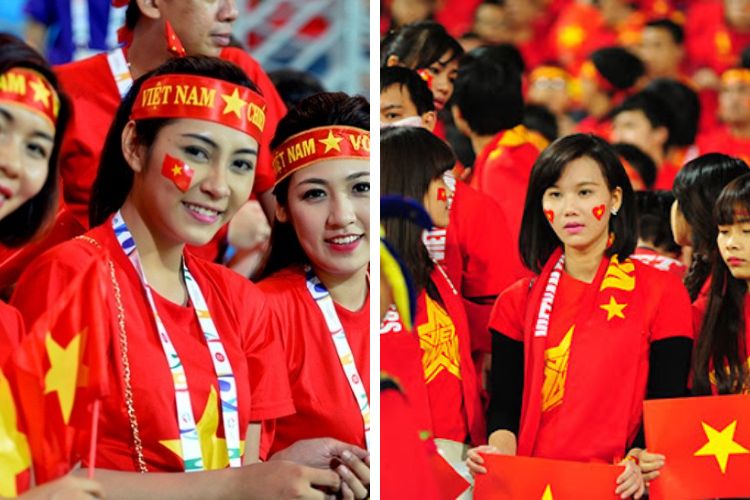Cờ dán má, decal dán má