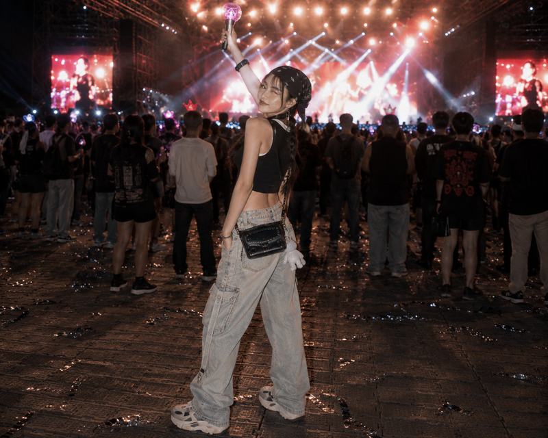 Trang phục mặc đi concert cần bảo đảm ba tiêu chí gồm thoải mái, an toàn và phù hợp với không gian tổ chức.