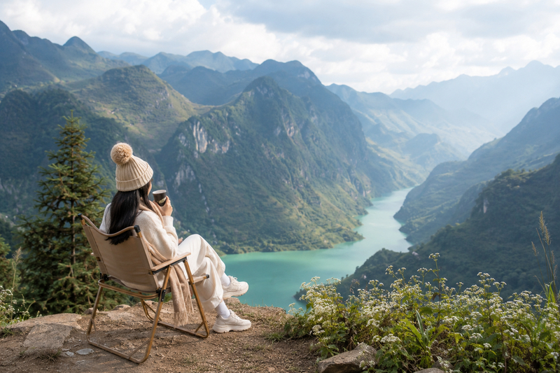 Địa hình núi cao khiến thời tiết tại Hà Giang thay đổi theo mùa, độ cao và từng thời điểm trong ngày.