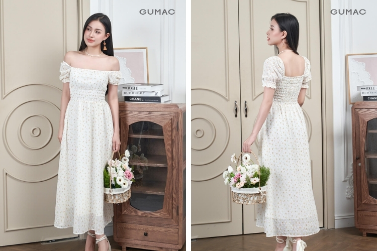 Diện váy maxi thướt tha đi Hồng Kông cực xinh