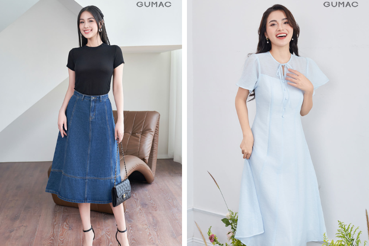 Trang phục ở thành phố đi xem bắn pháo hoa