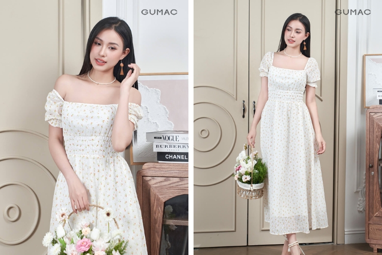 Du lịch Cát Bà diện đầm maxi thả dáng trên biển