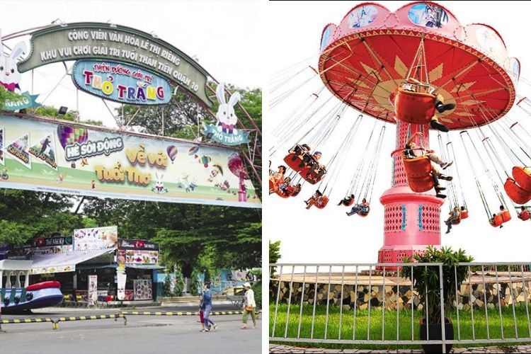 Đi chơi 1/6 tại khu vui chơi Thỏ Trắng