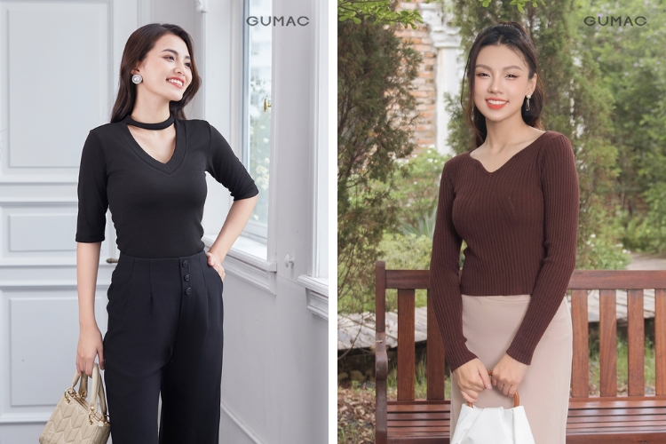 ngực to nên mặc áo gì