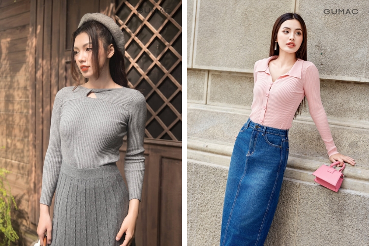 Các kiểu áo cho người có vòng 1 to mặc vào tôn dáng giúp nàng tự tin