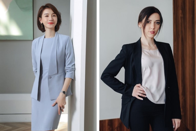 kiểu đồ comple nữ công sở