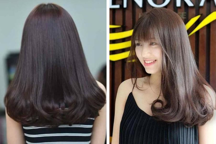 toc uon duoi nhe ngang lung