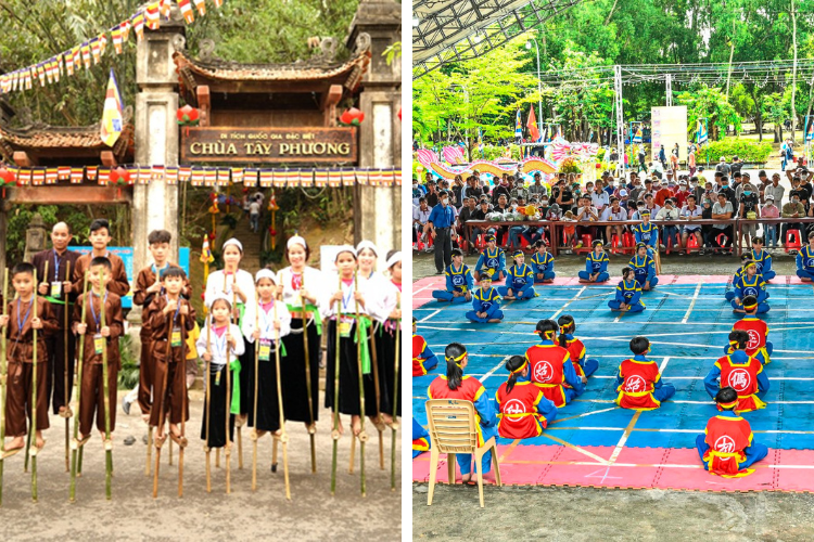 Các hoạt động ở chùa Tây Phương
