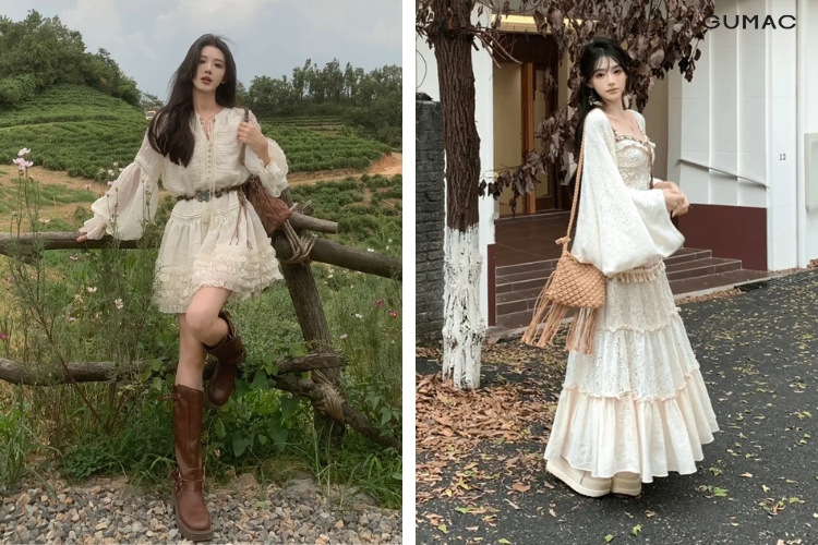 váy bohemian