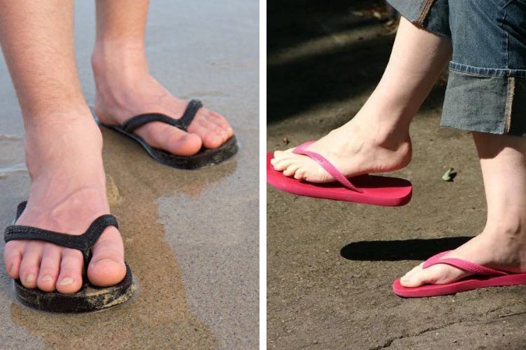 Tránh mang dép lê hay dép xỏ ngón đi phỏng vấn