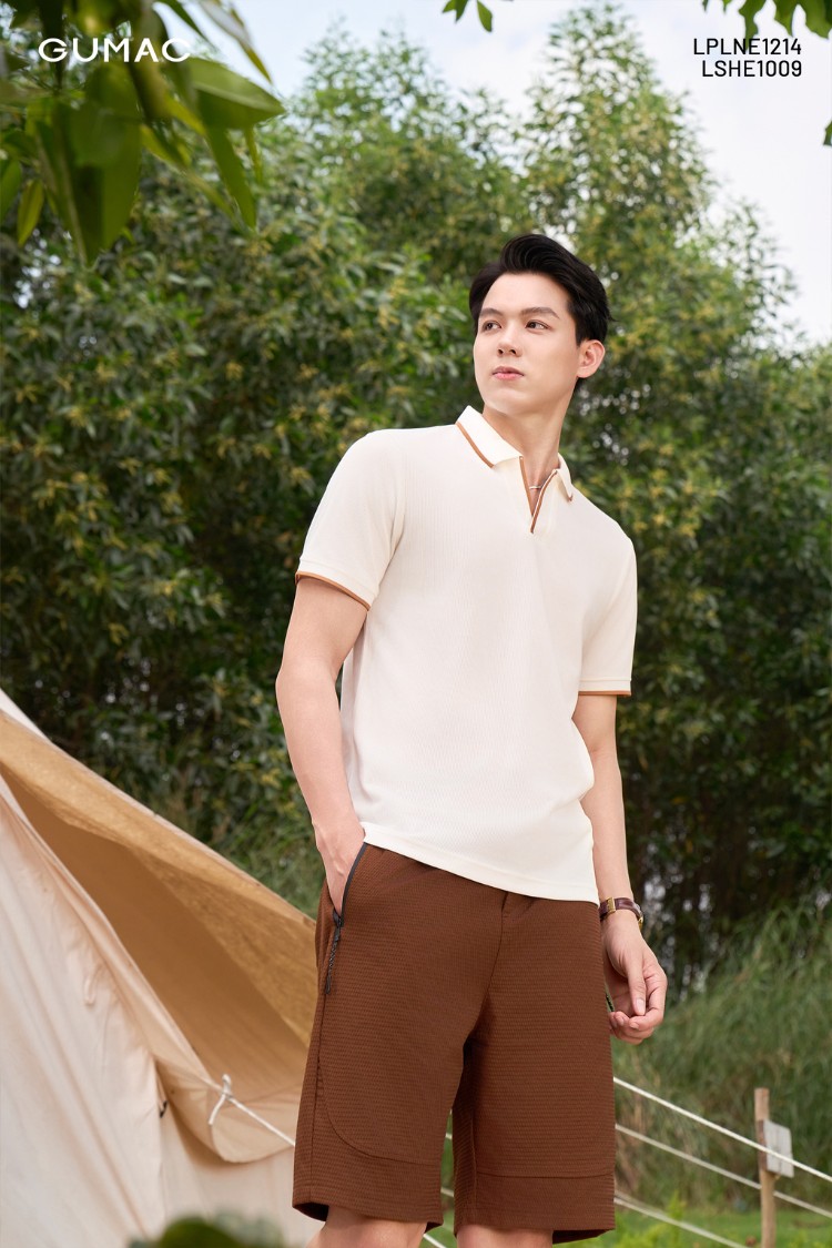 ao polo nam mau trang ngay le tinh nhan