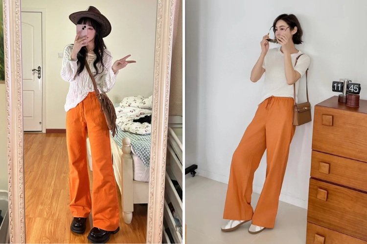 Mix cùng áo trắng