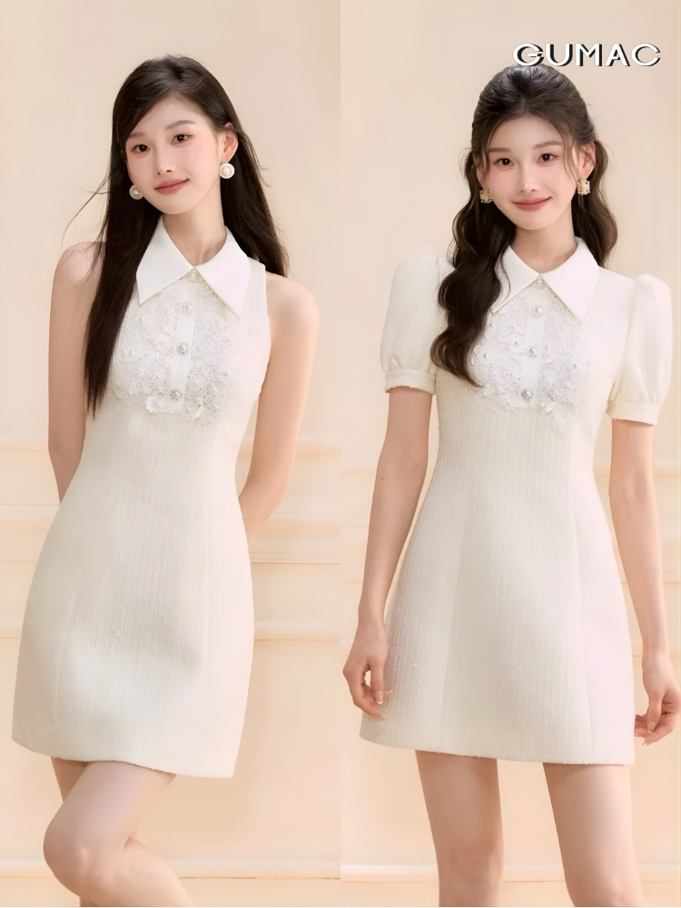 mau dam vest du tiec phoi ren kheo leo