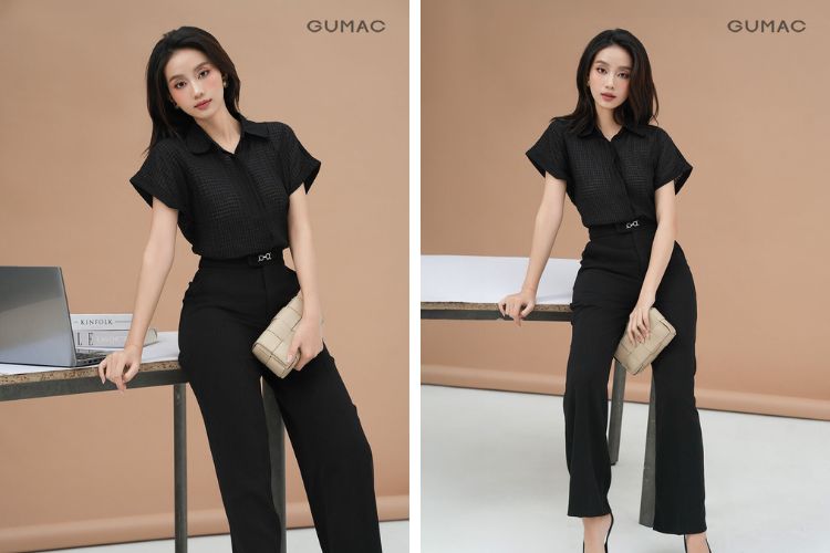 Áo đen quần đen Áo đen quần đen