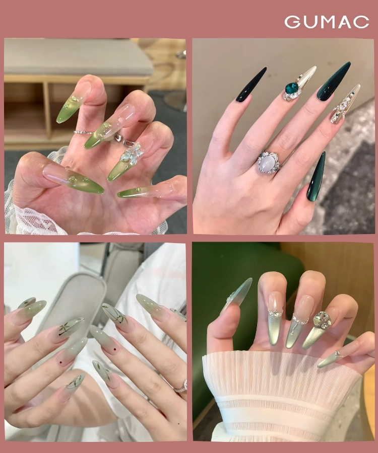 mau nail mong dai