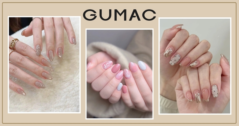 mau nail dap gel dep