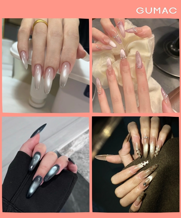 mau nail dap gel mat meo