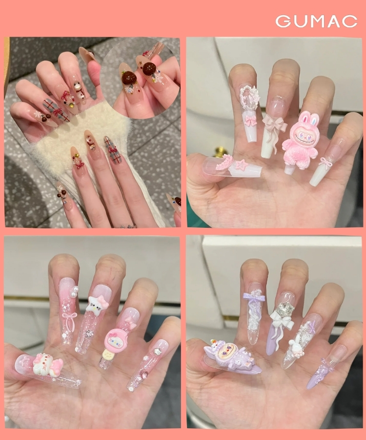 nail gel dep dinh charm