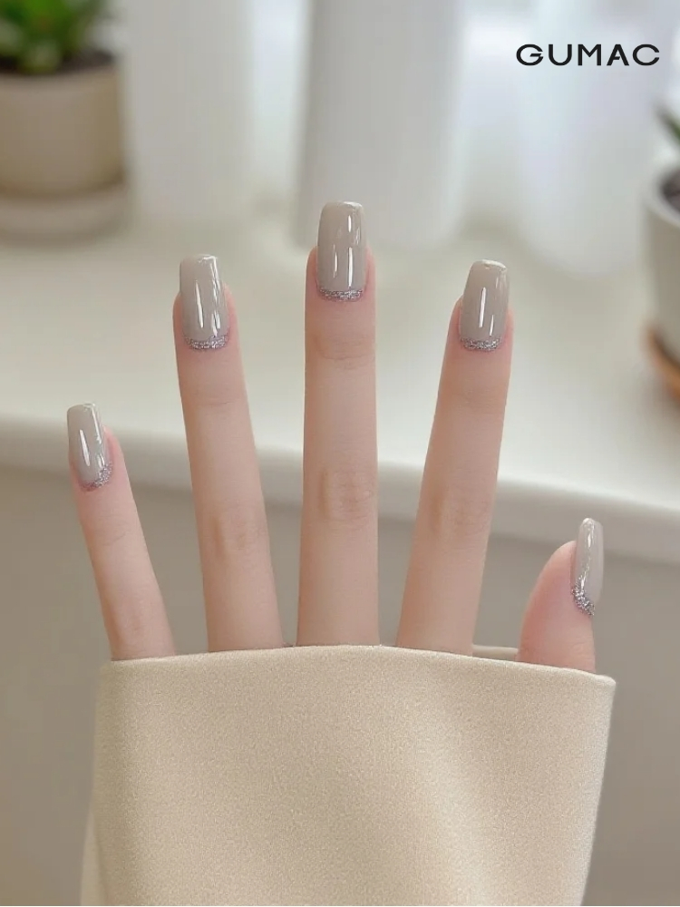 mau nail xam long chuot
