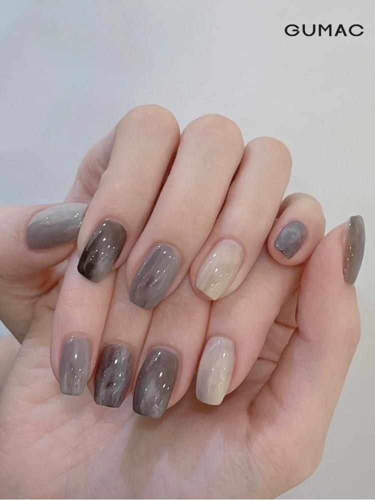 mau nail xam van da